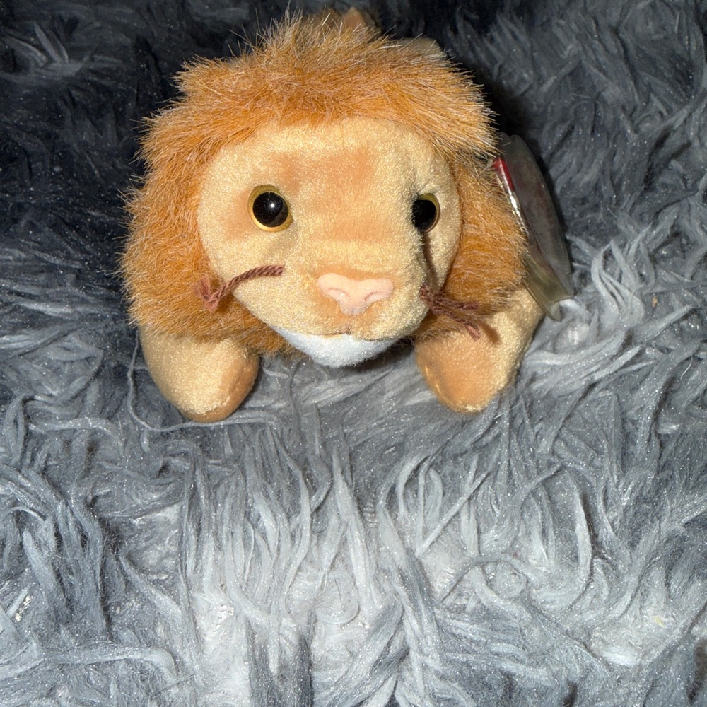 Ty Roary the Lion - Tan and White